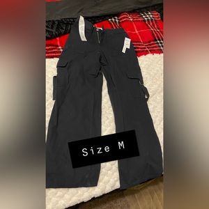 New with Tags Black Cargo Pants